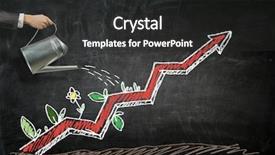  Presentation with money tree - PPT layouts consisting of invest your money to get background and a dark gray colored foreground