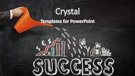  Presentation with invest - PPT layouts featuring invest your money to get background and a tawny brown colored foreground