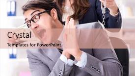  Presentation with bribe - PPT theme having money evidence - businessmanbeing offered bribe for breaking background and a  colored foreground