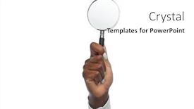  Presentation with investigation - PPT theme consisting of investigation-discovery-and-search-concept background and a white colored foreground