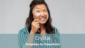  Presentation with investigation - Slide deck enhanced with investigation-discovery-and-vision-concept background and a seafoam green colored foreground