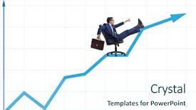  Presentation with economic - Cool new presentation with investissement direct l etranger - businessman in economic growth concept backdrop and a cool aqua colored foreground