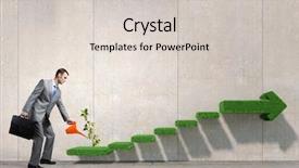  Presentation with invest - PPT theme having investment - invest right to get income background and a lemonade colored foreground