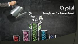  Presentation with investment money - Amazing presentation theme having investment - invest your money to get backdrop and a dark gray colored foreground