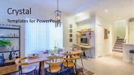  Presentation with luxury vintage house - Beautiful theme featuring investment portfolio - modern dining room in luxury backdrop and a light blue colored foreground