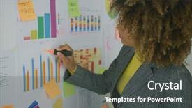  Presentation with elegant colorful animated - Audience pleasing presentation design consisting of pen and drawing on paper backdrop and a dark gray colored foreground