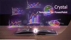  Presentation with blank note book and wooden - Amazing PPT layouts having investment strategy - book on wooden deck backdrop and a tawny brown colored foreground