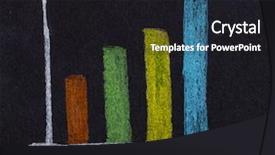  Presentation with finance - Beautiful presentation theme featuring investment strategy - finance business graph backdrop and a dark gray colored foreground