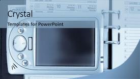  Presentation with office - Amazing PPT layouts having investment work portfolio - office things backdrop and a  colored foreground