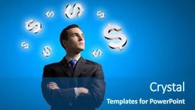  Presentation with chest - Presentation design featuring bright background of purple hydrogel background and a violet colored foreground