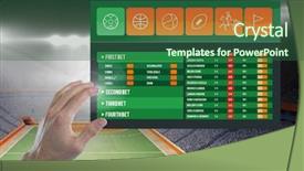  Presentation with betting - Amazing slides having invisibile hands - digital composite of hand touching backdrop and a  colored foreground