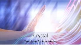  Presentation with man heart attact hand hold - Amazing PPT layouts having invisibile hands - hand of man pretending backdrop and a light blue colored foreground