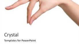  Presentation with trophy award hand holding - Theme featuring invisibile hands - isolated hand holding object background and a white colored foreground