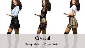  Presentation with rock n roll party - Theme having invitation - collage of young woman wearing background and a light gray colored foreground