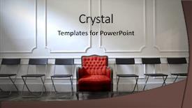  Presentation with special invitation - PPT theme enhanced with invitation - comfortable armchair for a special background and a light gray colored foreground