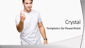  Presentation with over come challange - Amazing presentation design having invitation - young handsome man wearing white backdrop and a white colored foreground