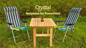  Presentation with breakfast invitation - Cool new presentation with invitation breakfast - garden table for two backdrop and a tawny brown colored foreground