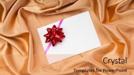  Presentation with invitation - Slides having invitation cards - card with blank space background and a coral colored foreground