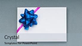  Presentation with blank - PPT theme featuring invitation cards - card with blank space background and a light blue colored foreground