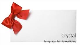  Presentation with envelope - Cool new presentation with invitation cards birthday - envelope with a red ribbon backdrop and a white colored foreground