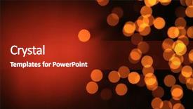  Presentation with glowing lights - Audience pleasing presentation design consisting of invitation chritsmas - glowing christmas lights for use backdrop and a tawny brown colored foreground