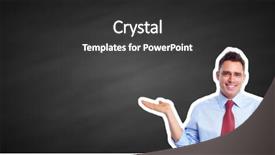  Presentation with copy space leadership - PPT layouts having invitation company presentation - businessman presenting copy space collage background and a dark gray colored foreground