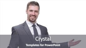  Presentation with of a helping hand - Beautiful PPT layouts featuring invitation company presentation - closeup confident businessman doing backdrop and a  colored foreground