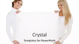  Presentation with winter - Amazing PPT layouts having invitation company presentation - two young pretty women backdrop and a  colored foreground