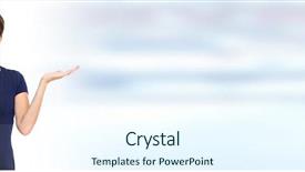  Presentation with copy space leadership - Audience pleasing slide set consisting of invitation company presentation - woman presenting copy space backdrop and a  colored foreground