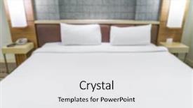  Presentation with blur - Beautiful slides featuring invitation lodge - abstract blur comfortable pillows backdrop and a  colored foreground