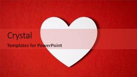  Presentation with paper cutting - Audience pleasing slide deck consisting of invitation newspaper - valentine day card paper cutting backdrop and a  colored foreground