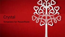  Presentation with paper cutting - Presentation theme consisting of businessman working on modern technology earth and virtual elements background and a navy blue colored foreground