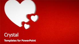  Presentation with paper cutting - Presentation theme with invitation newspaper - valentine day card paper cutting background and a black colored foreground