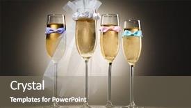  Presentation with elegant party - Theme having invitation reception - set of four elegant stylish background and a gray colored foreground