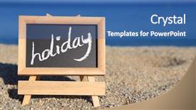  Presentation with blackboard english text welcome - Audience pleasing slide deck consisting of invitation school - blackboard with holiday text backdrop and a  colored foreground