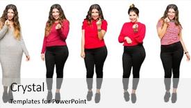  Presentation with over come challange - Beautiful PPT theme featuring invite - collage of beautiful young woman backdrop and a light gray colored foreground