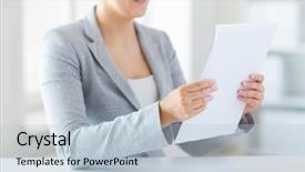  Presentation with business report - Amazing theme having invoicing - business finance and people concept backdrop and a lemonade colored foreground