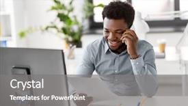  Presentation with african people - PPT layouts consisting of facturation - business people communication and technology background and a gray colored foreground