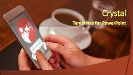  Presentation with composite - PPT theme with crop circles 3d - composite image of get involved background and a tawny brown colored foreground