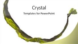  Presentation with seaweed - Slide deck enhanced with iodine - dried seaweed kelp close up background and a white colored foreground