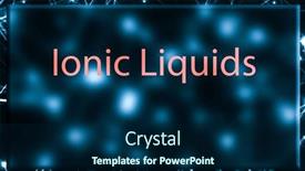  Presentation with study - Slides featuring ionic-liquids-the-study background and a navy blue colored foreground