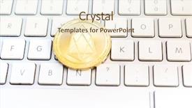  Presentation with money bitcoin crypto currency gold - Slide set featuring ios - crypto eos io currency bitcoin background and a cream colored foreground