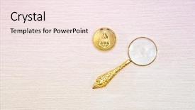  Presentation with magnifying glass - Audience pleasing presentation consisting of ios - use a magnifying glass backdrop and a  colored foreground