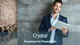  Presentation with happy birthday 70 - Amazing presentation design having ipad - businessman portrait happy businessman using backdrop and a ocean colored foreground