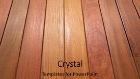  Presentation with wood texture - Amazing presentation theme having ipe teak wood decking deck backdrop and a red colored foreground