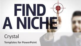  Presentation with find - PPT layouts enhanced with instinal - business man pointing to transparent background and a white colored foreground