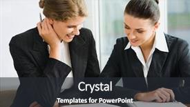  Presentation with questions answers - Colorful PPT theme enhanced with iq - young woman answers the questions backdrop and a dark gray colored foreground