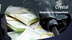  Presentation with weapon - PPT theme having ira - close-up of black weapon lying background and a ocean colored foreground