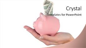  Presentation with stuck - Slide deck with ira - closeup of a woman's hand background and a white colored foreground