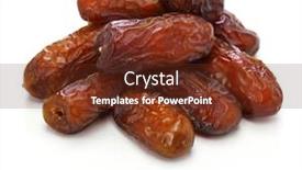  Presentation with white - Amazing PPT theme having iranian-piarom-dates-isolated backdrop and a tawny brown colored foreground